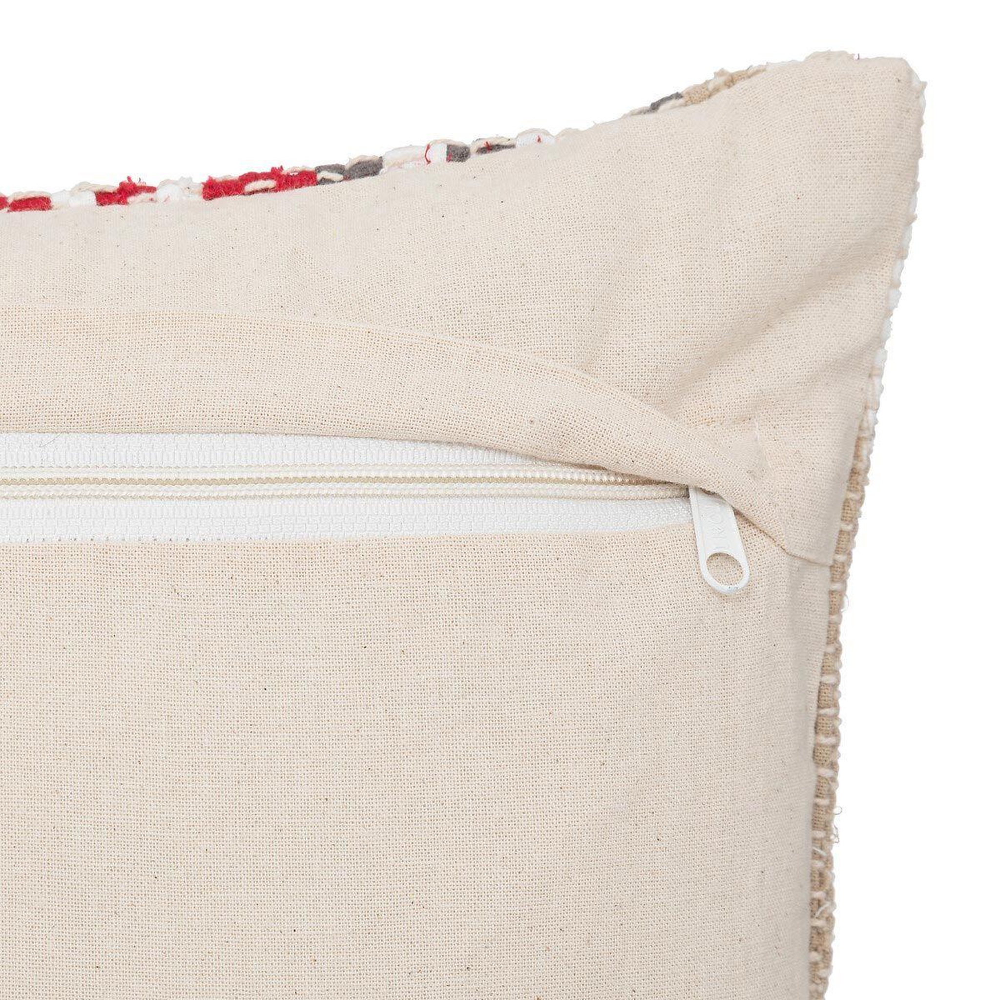 Voir la diapositive 2 : ATMOSPHERA Coussin Déco Imprimé  Chindi  40x40cm Multicolore