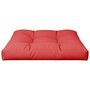 Voir la diapositive 4 : VIDAXL Coussin de palette rouge 70x70x12 cm tissu