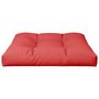 Voir la diapositive 4 : VIDAXL Coussin de palette rouge 70x70x12 cm tissu