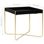 Voir la diapositive 6 : VIDAXL Table d'appoint Noir et dore 38x38x38,5 cm MDF