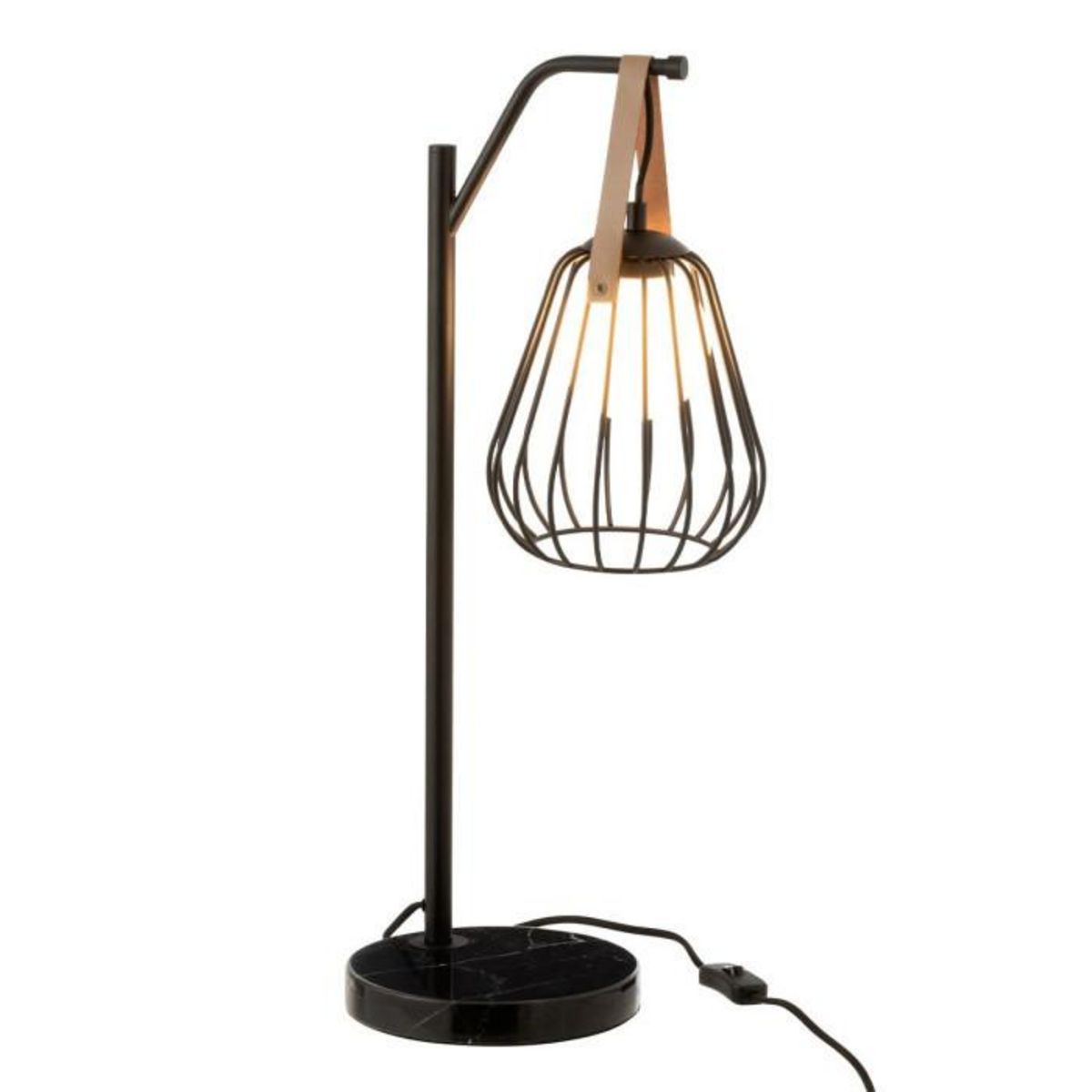 Paris Prix Lampe à Poser Design  Ignes  63cm Noir