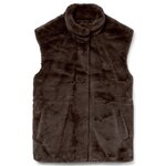 Vero Moda Gilet Fausse Fourrure  Femme Vero  oda Japoppy. Coloris disponibles : Marron