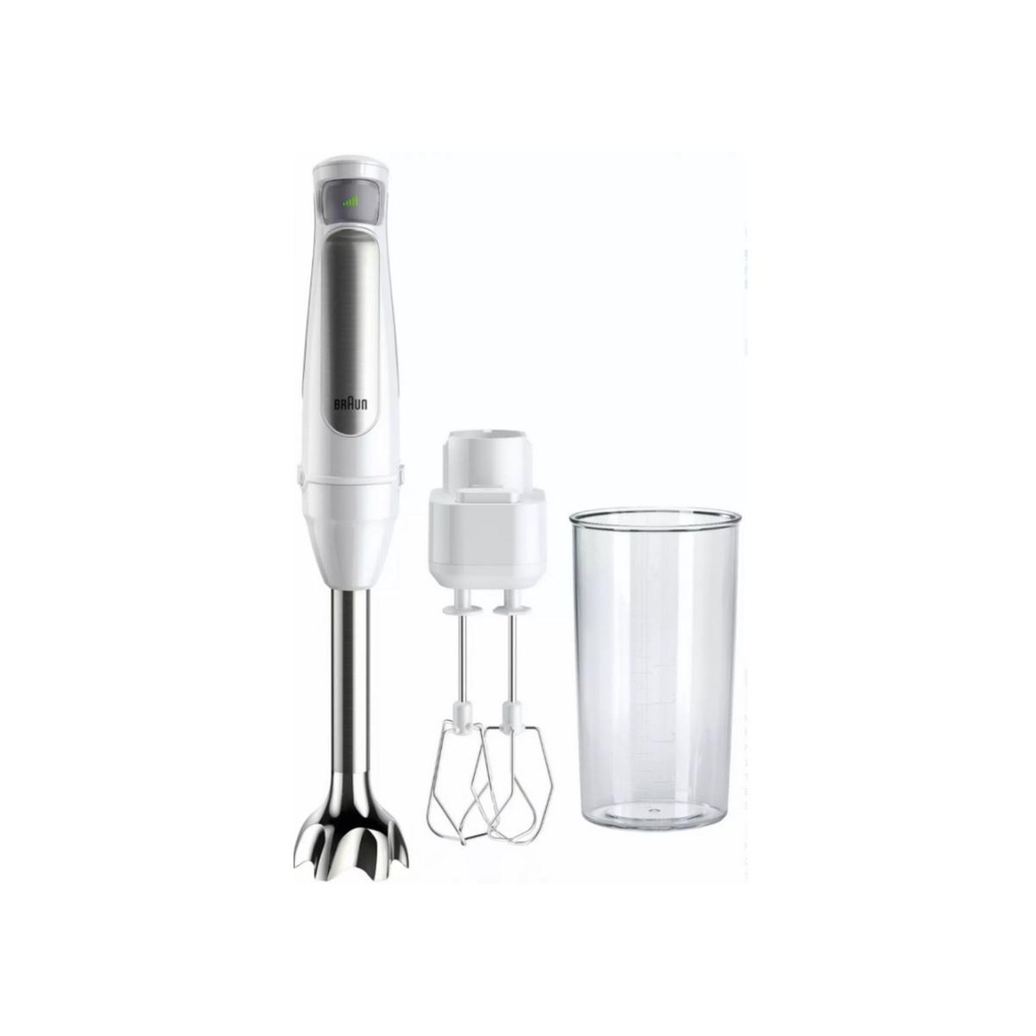 BRAUN Mixeur plongeant multifonction 1000w blanc - mq7005b
