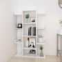 Voir la diapositive 3 : VIDAXL Bibliotheque Blanc 86x25,5x140 cm Bois d'ingenierie