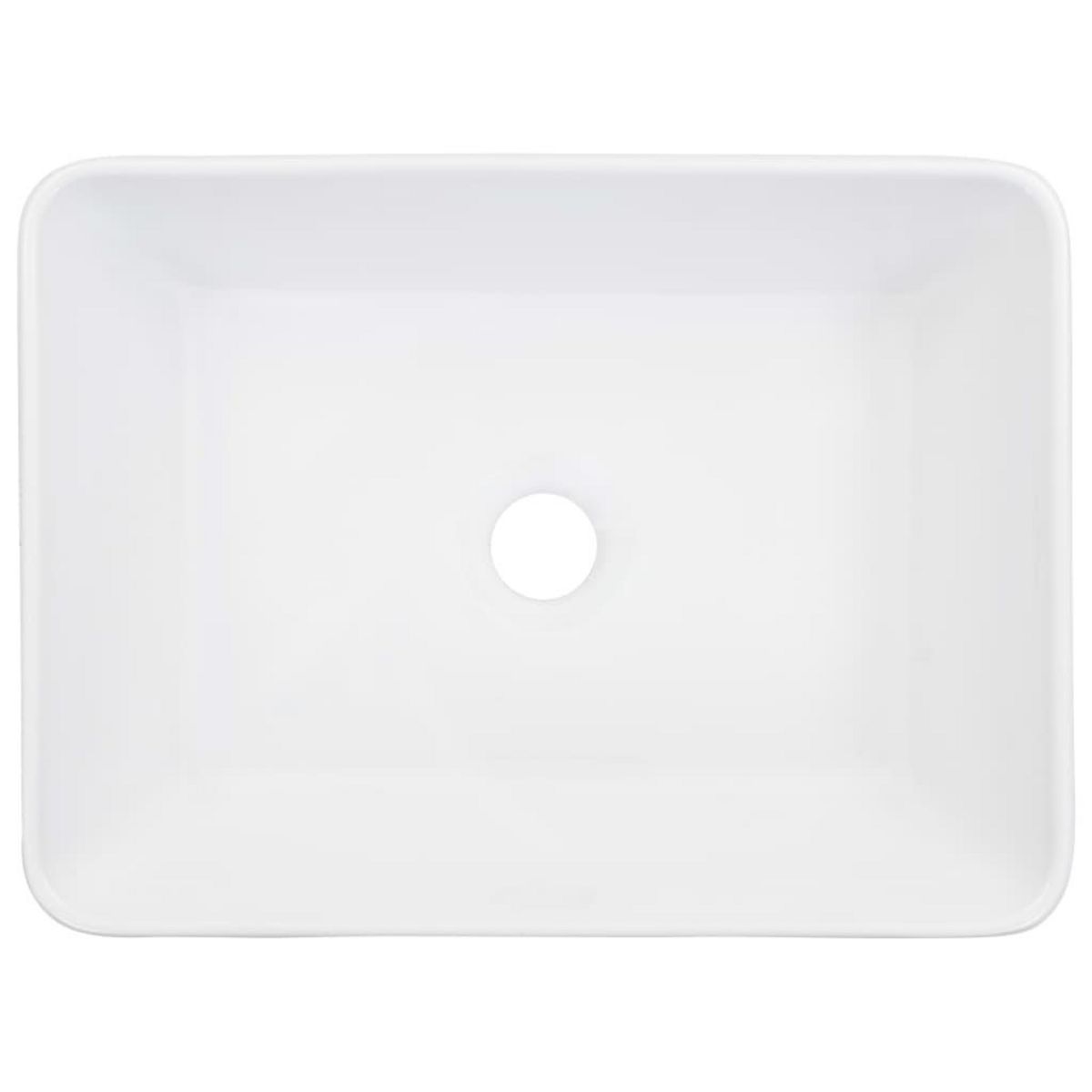 VIDAXL Lavabo 40x30x13 cm Ceramique Blanc