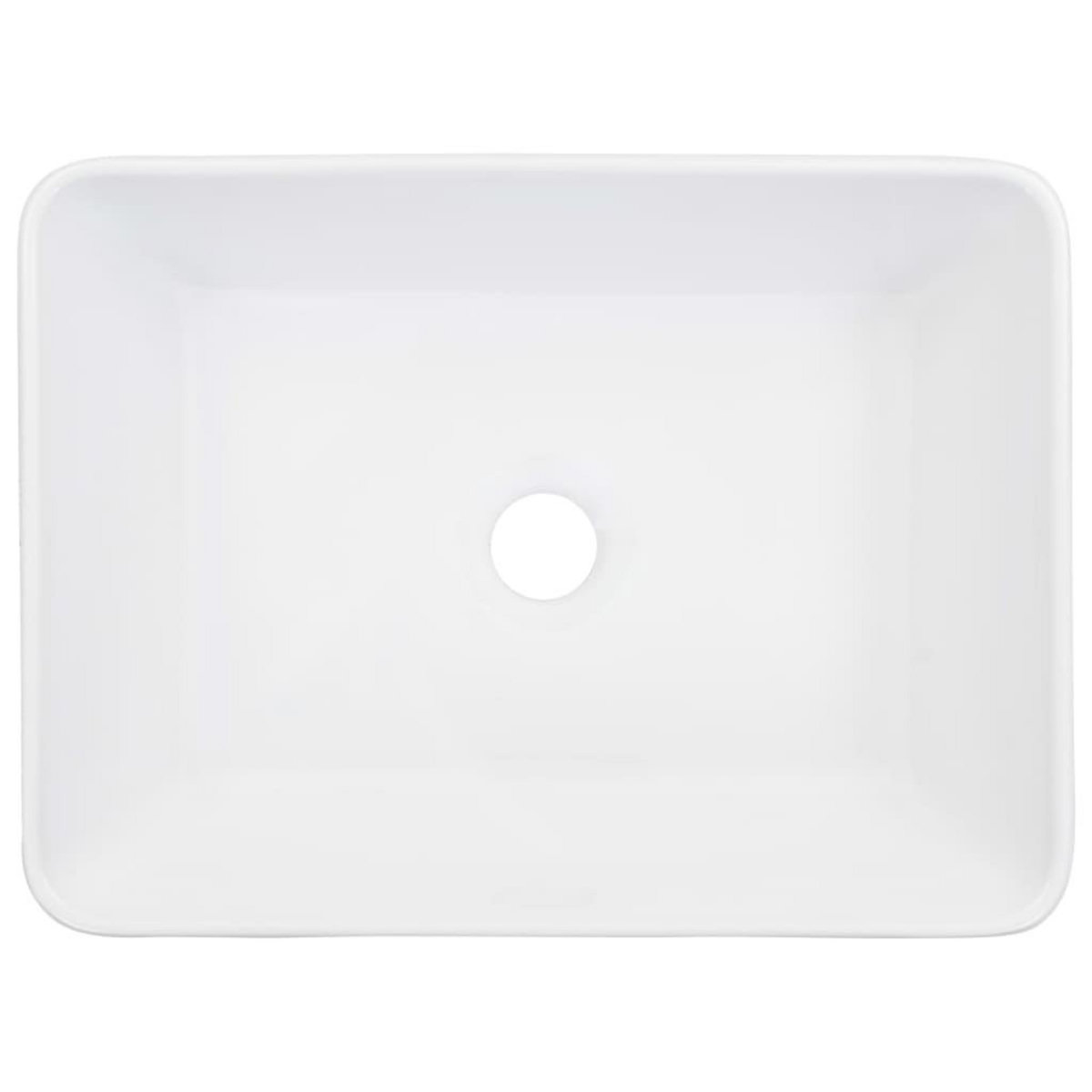 VIDAXL Lavabo 40x30x13 cm Ceramique Blanc
