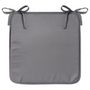 Voir la diapositive 1 : ATMOSPHERA Galette de Chaise  Micro  39x39cm Gris Foncé