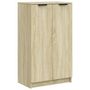 Voir la diapositive 2 : VIDAXL Armoire a chaussures Chene sonoma 59x35x100cm Bois d'ingenierie