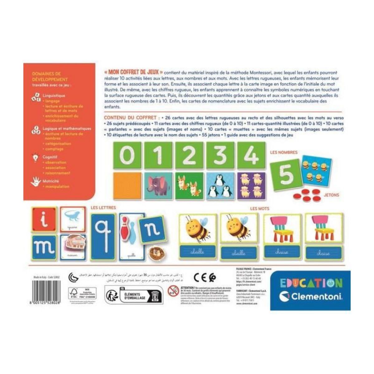 CLEMENTONI CLEMENTONI - Mon coffret de jeux - Montessori