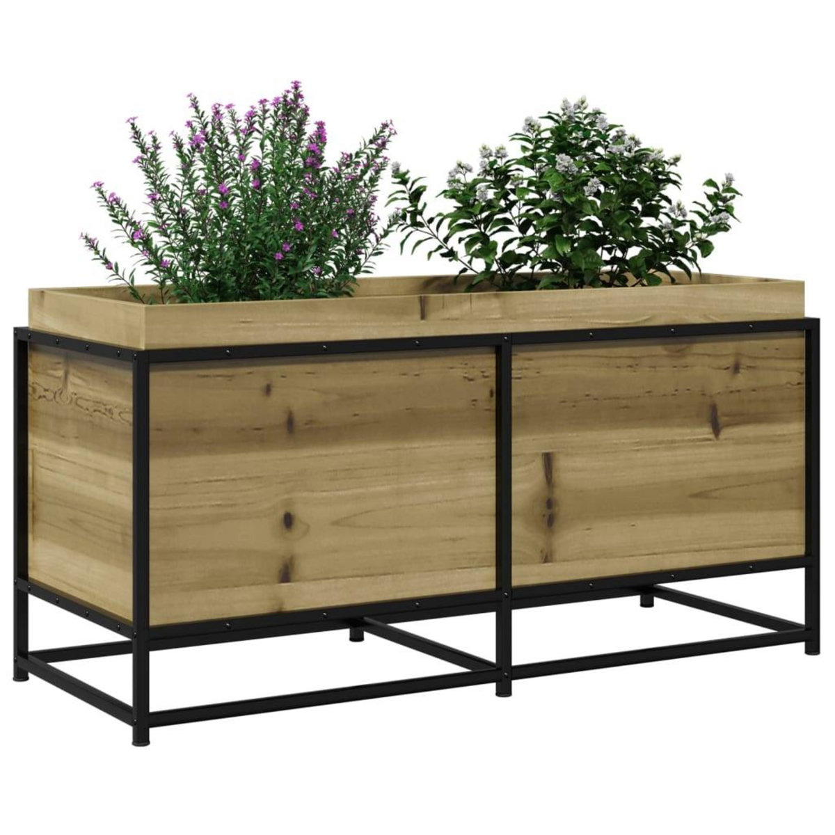 VIDAXL Jardiniere 100x40x50 cm bois de pin impregne