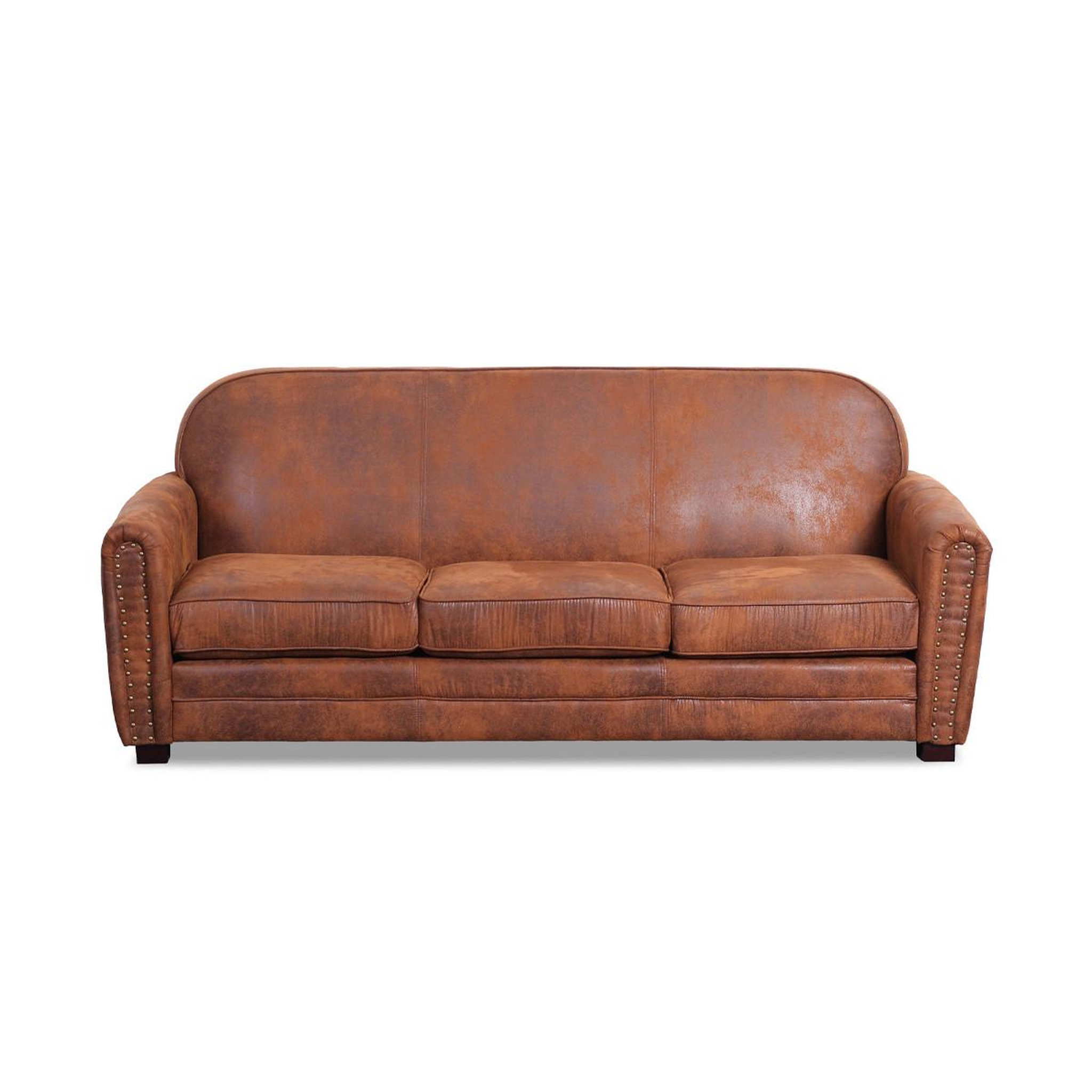 Voir la diapositive 2 : Paris Prix Canapé club vintage  balista  195cm marron