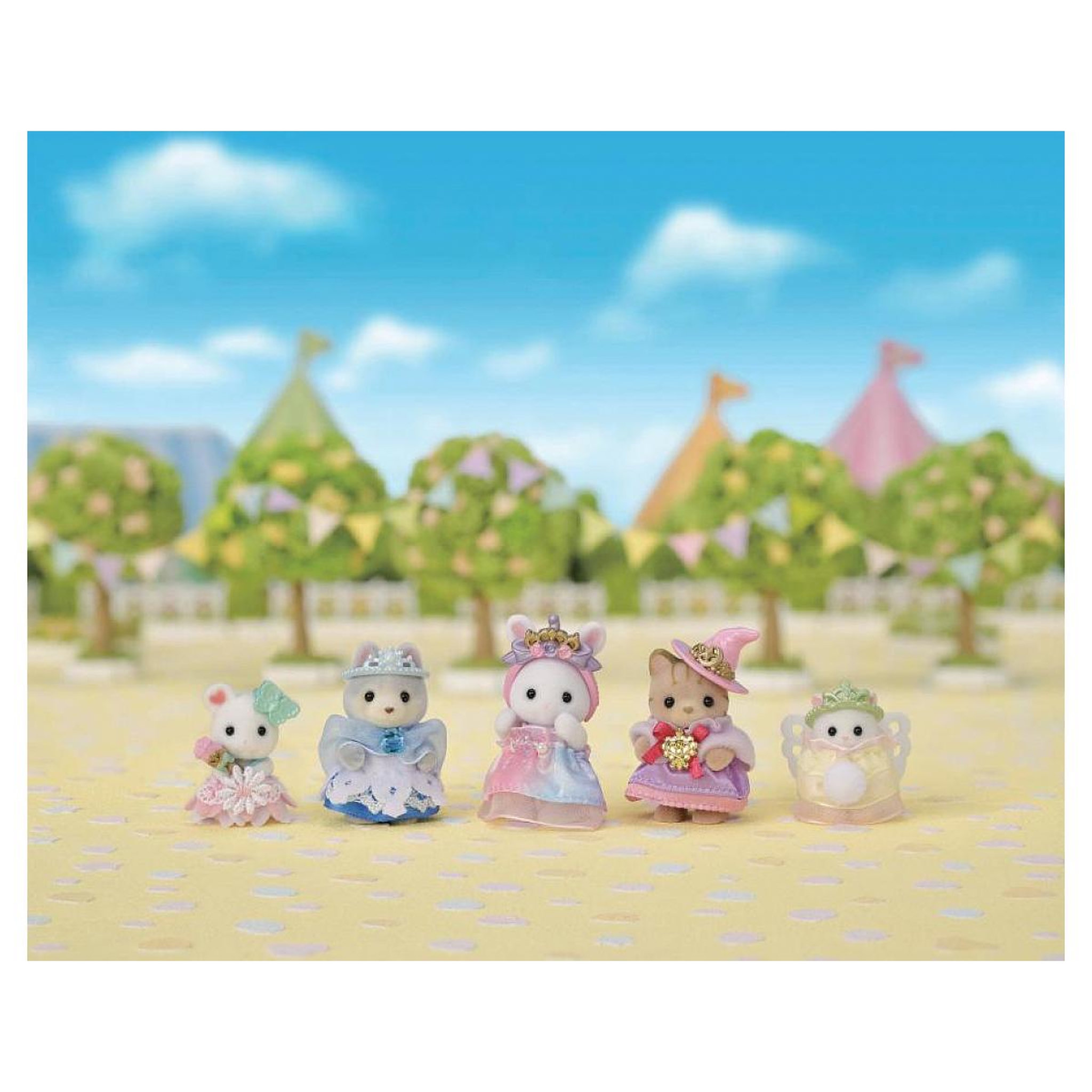 Voir la diapositive 4 : Sylvanian Families La parade des bébés en costumes de princesse
