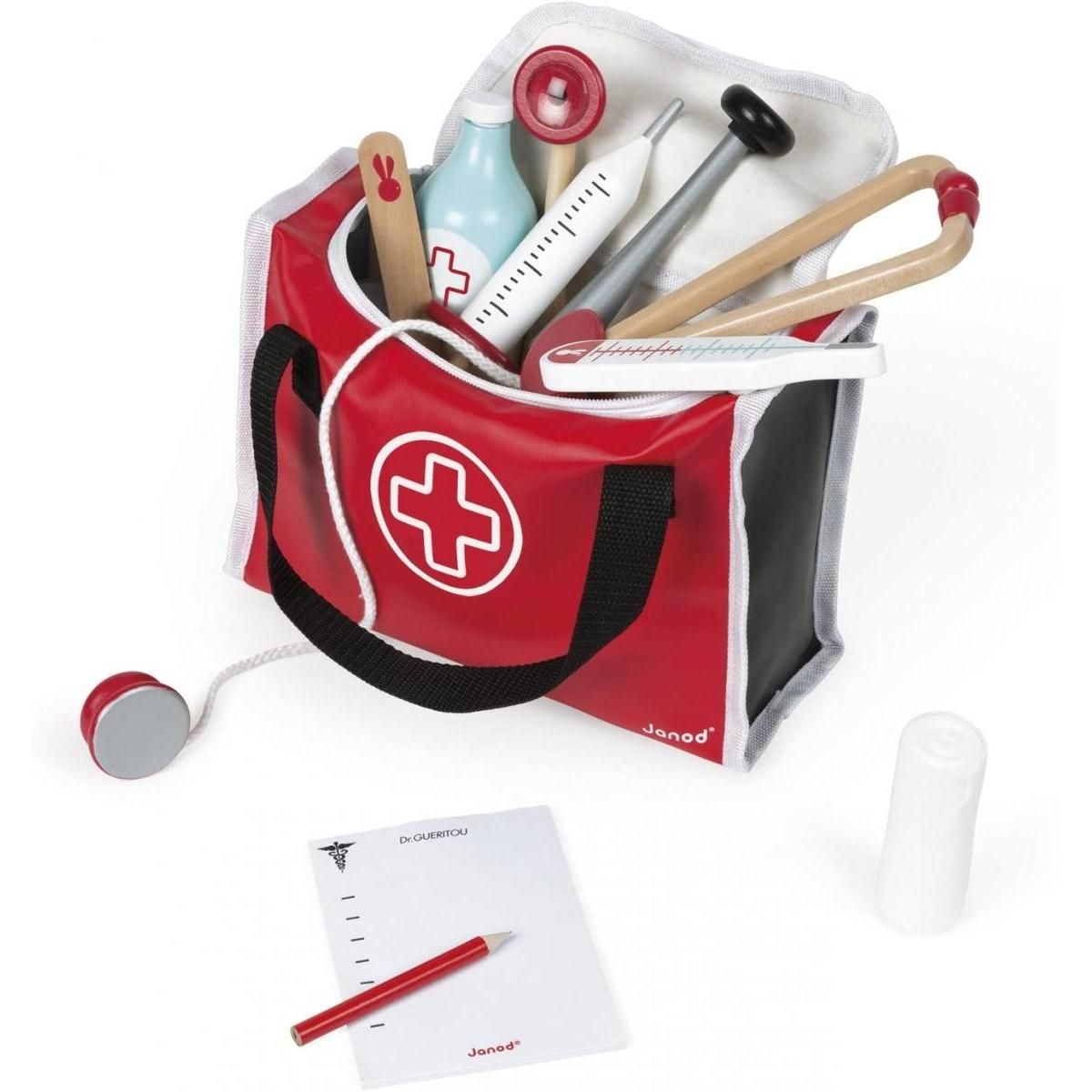 Juratoys - Janod Mallette du Docteur Janod Rouge