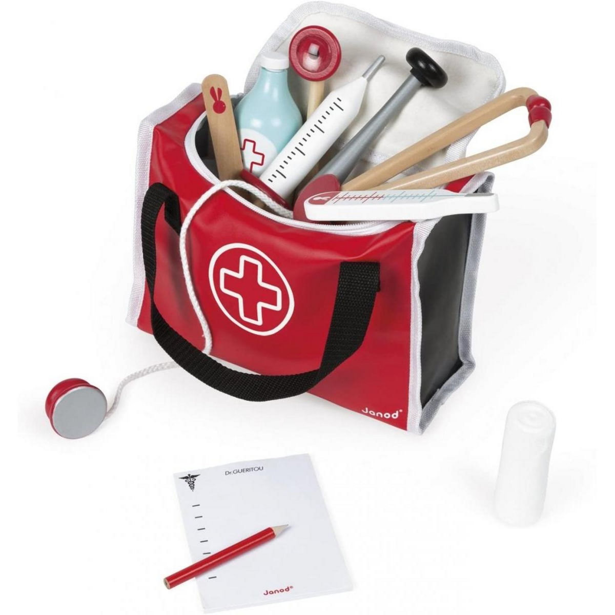Juratoys - Janod Mallette du Docteur Janod Rouge