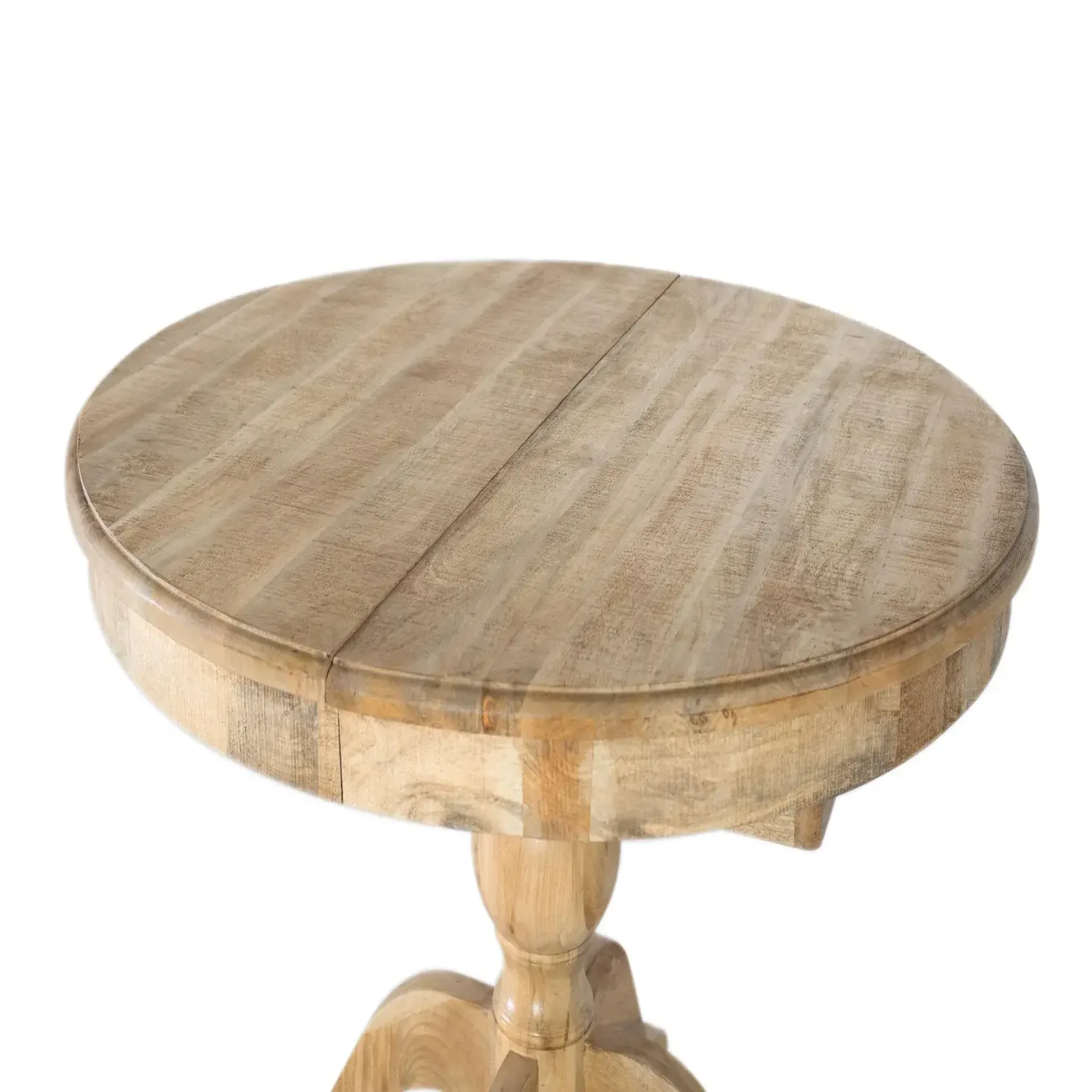 Voir la diapositive 5 : GINER Y COLOMER SL Tables à manger en bois de manguier 120 - 150 cm style rustique moderne