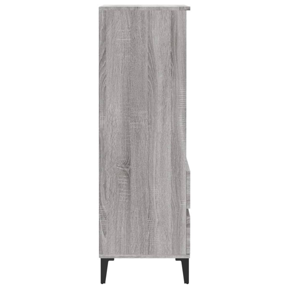 VIDAXL Buffet haut Sonoma gris 40x36x110 cm Bois d'ingenierie
