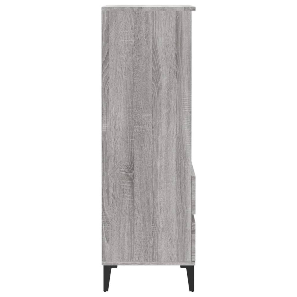 VIDAXL Buffet haut Sonoma gris 40x36x110 cm Bois d'ingenierie