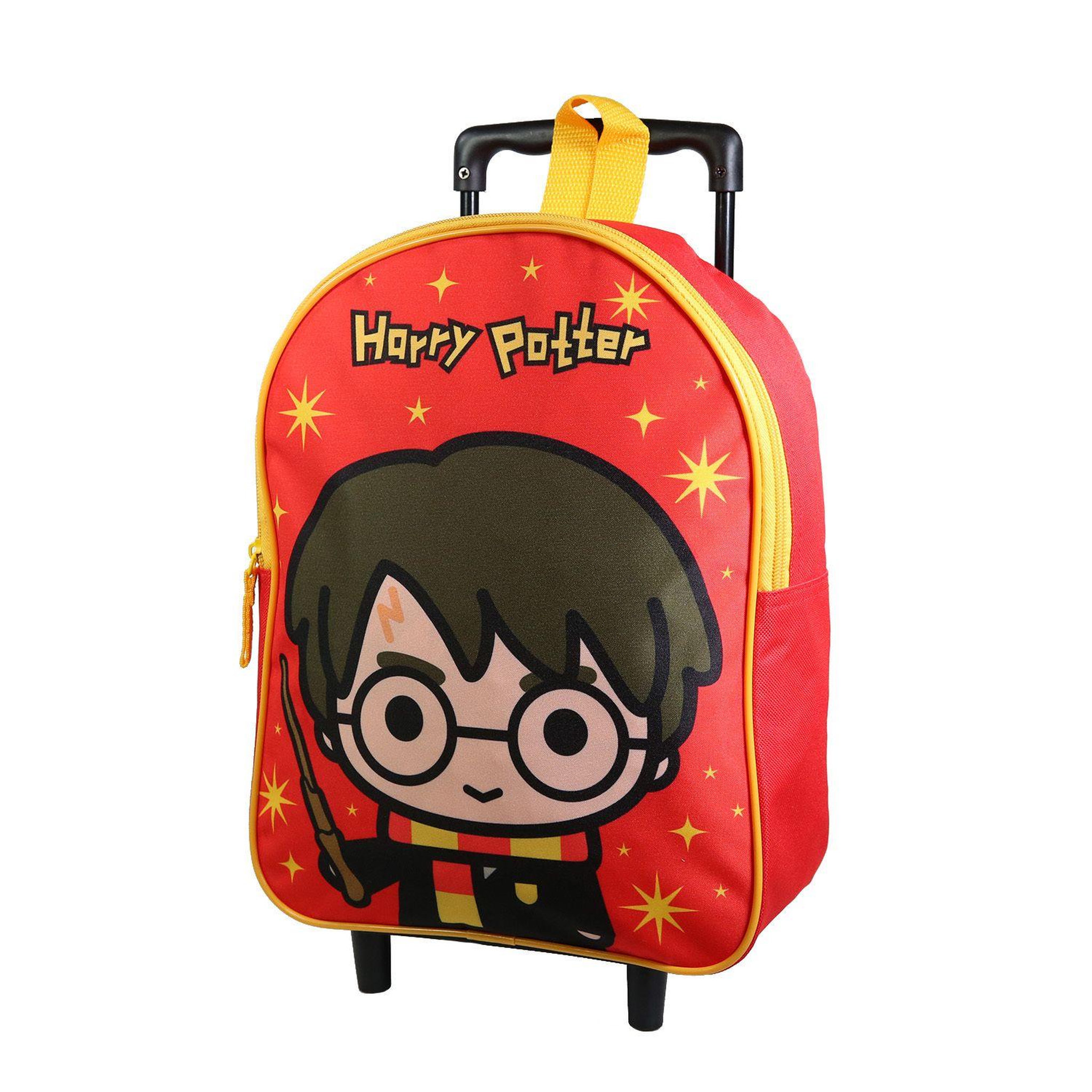 Voir la diapositive 2 : Bagtrotter BAGTROTTER Sac à dos à roulettes 31 cm maternelle Harry Potter Rouge Chibi