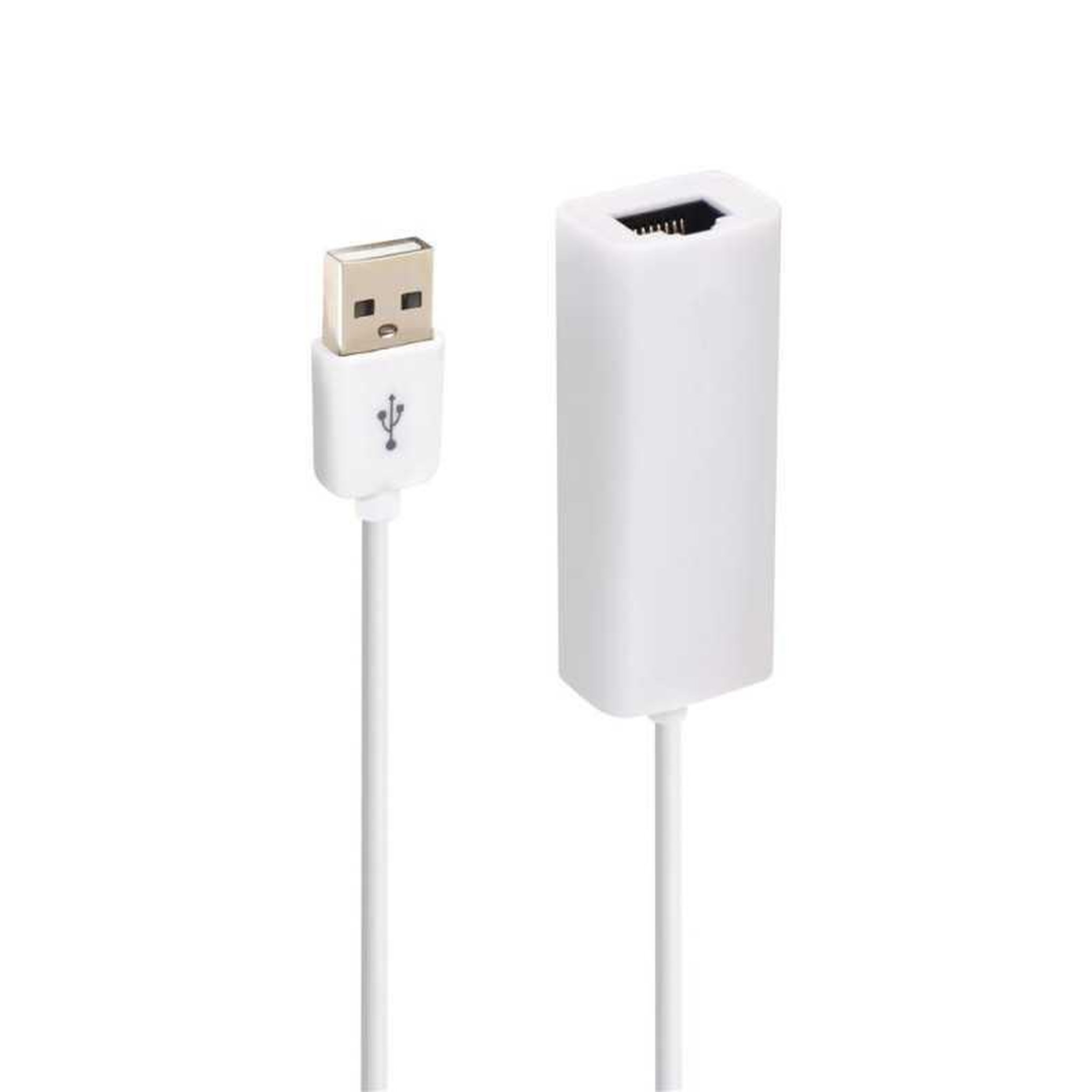Câble adaptateur USB-A vers Ethernet RJ45, 0,2 m, noir