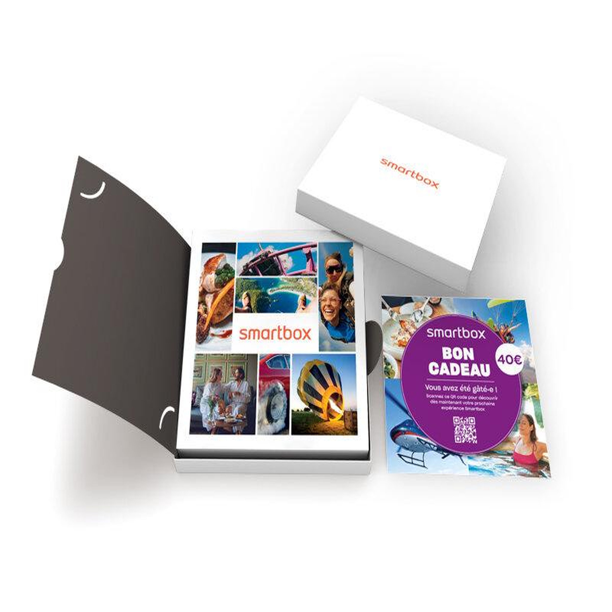 Voir la diapositive 2 : Smartbox Bon cadeau - 40 € - coffret cadeau multi-thèmes