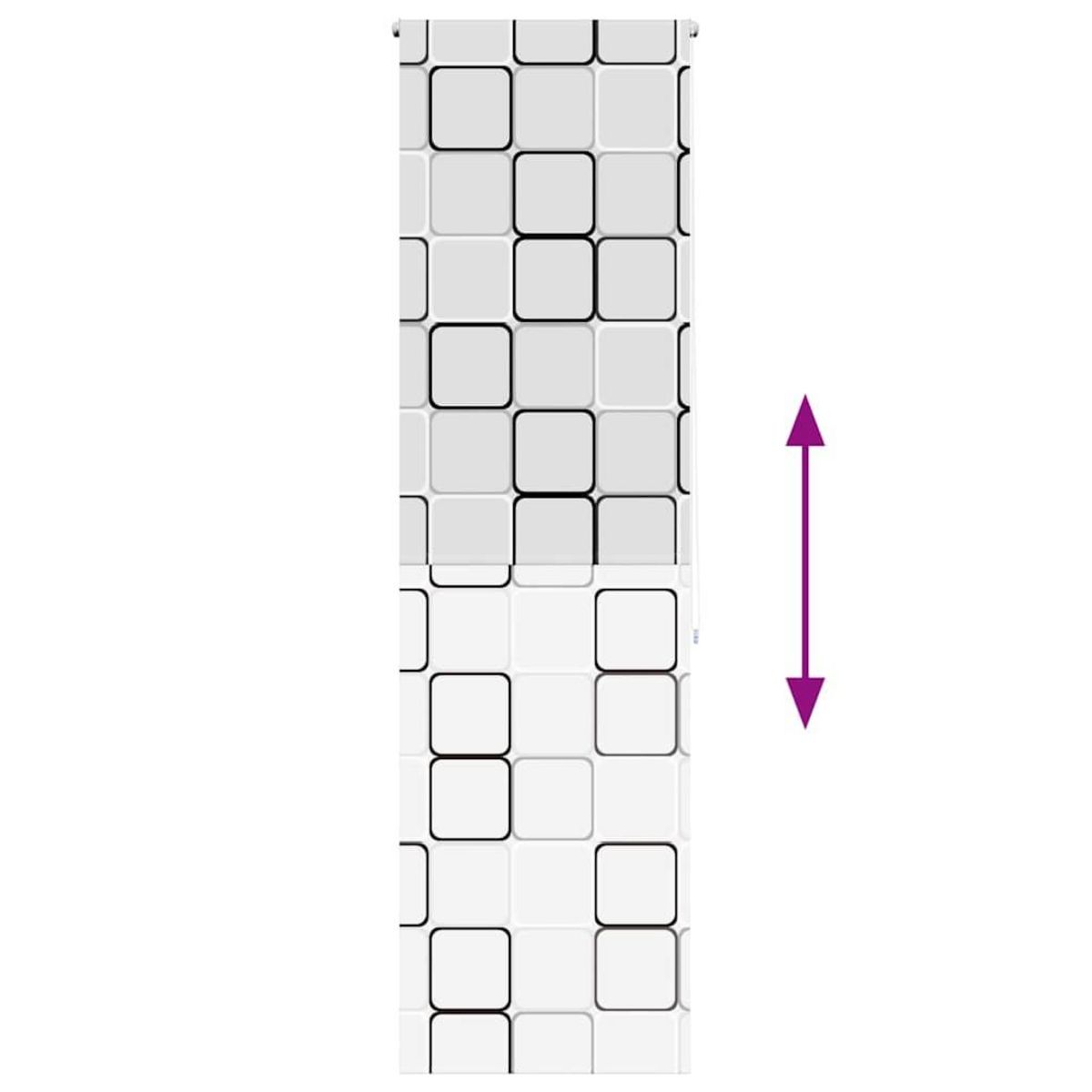 VIDAXL Store enrouleur de douche 60x240 cm largeur du tissu 56 cm