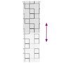 Voir la diapositive 5 : VIDAXL Store enrouleur de douche 60x240 cm largeur du tissu 56 cm