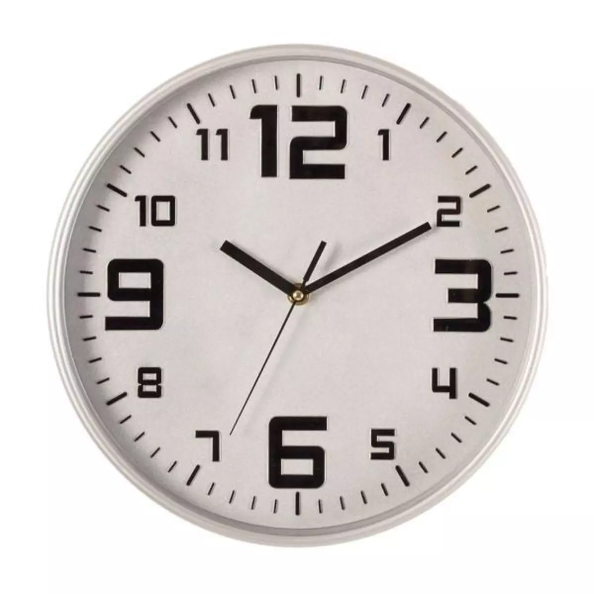 ATMOSPHERA Horloge de table Atmosphera Argenté polypropylène (Ø 30 cm)