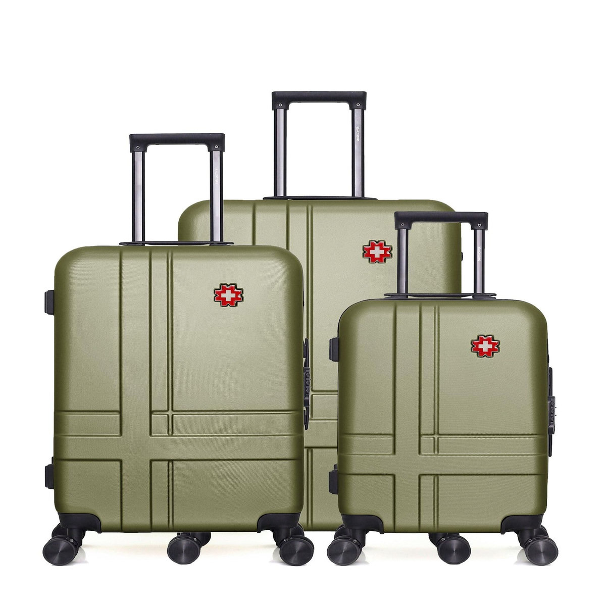 SWISS KOPPER SWISS KOPPER  -  Lot de 3  -  Valise grand format, valise weekend et valise cabine USTER