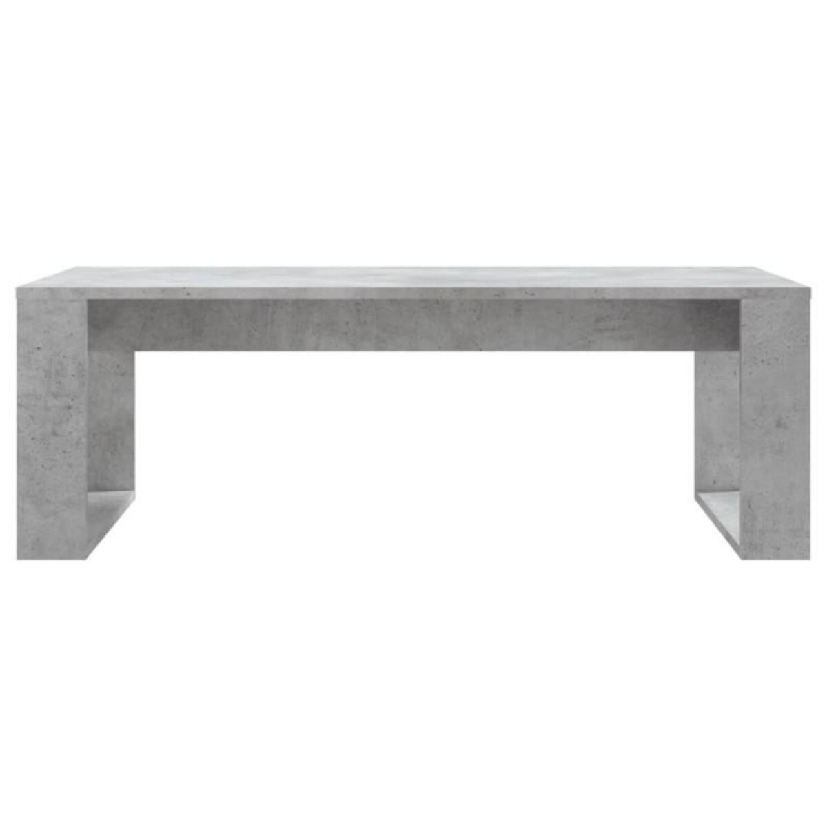 VIDAXL Table basse gris béton 102x50x35 cm bois d ingénierie