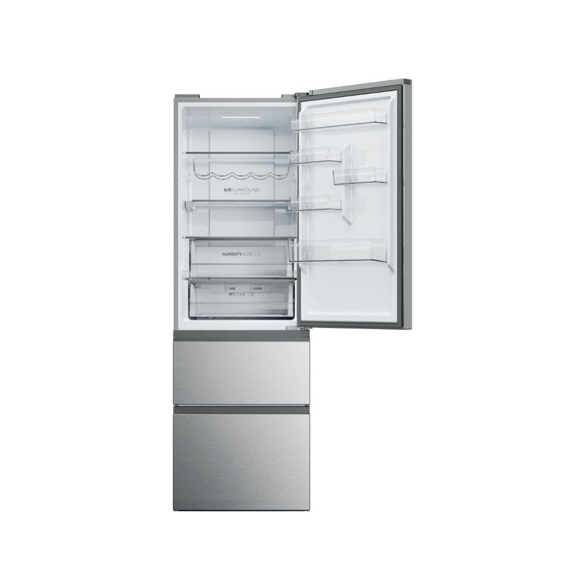 Voir la diapositive 3 : HAIER Réfrigérateur combiné HTW5618ENMG
