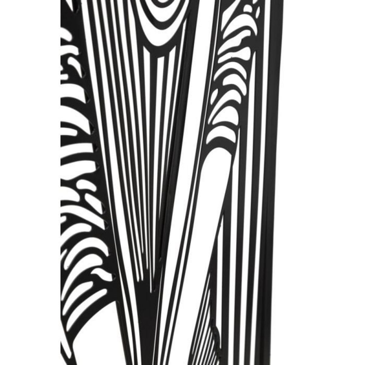 Paris Prix Décoration Murale Encadrée en Métal  Fashion  60cm Noir