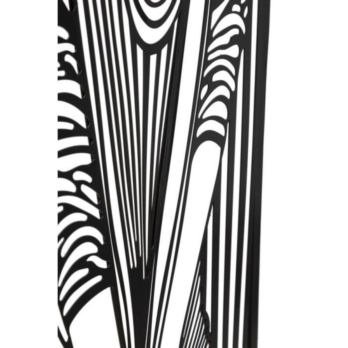 Paris Prix Décoration Murale Encadrée en Métal  Fashion  60cm Noir