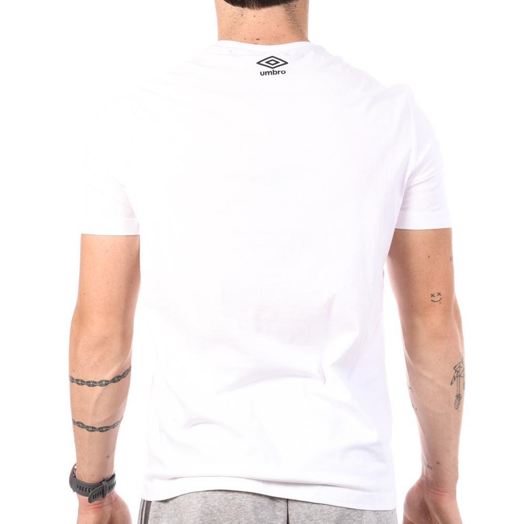 Voir la diapositive 2 : UMBRO T-shirt Blanc Homme Umbro Outl Net