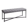 Voir la diapositive 1 : Paris Prix Banc Design  Elisabeth  118cm Gris & Noir