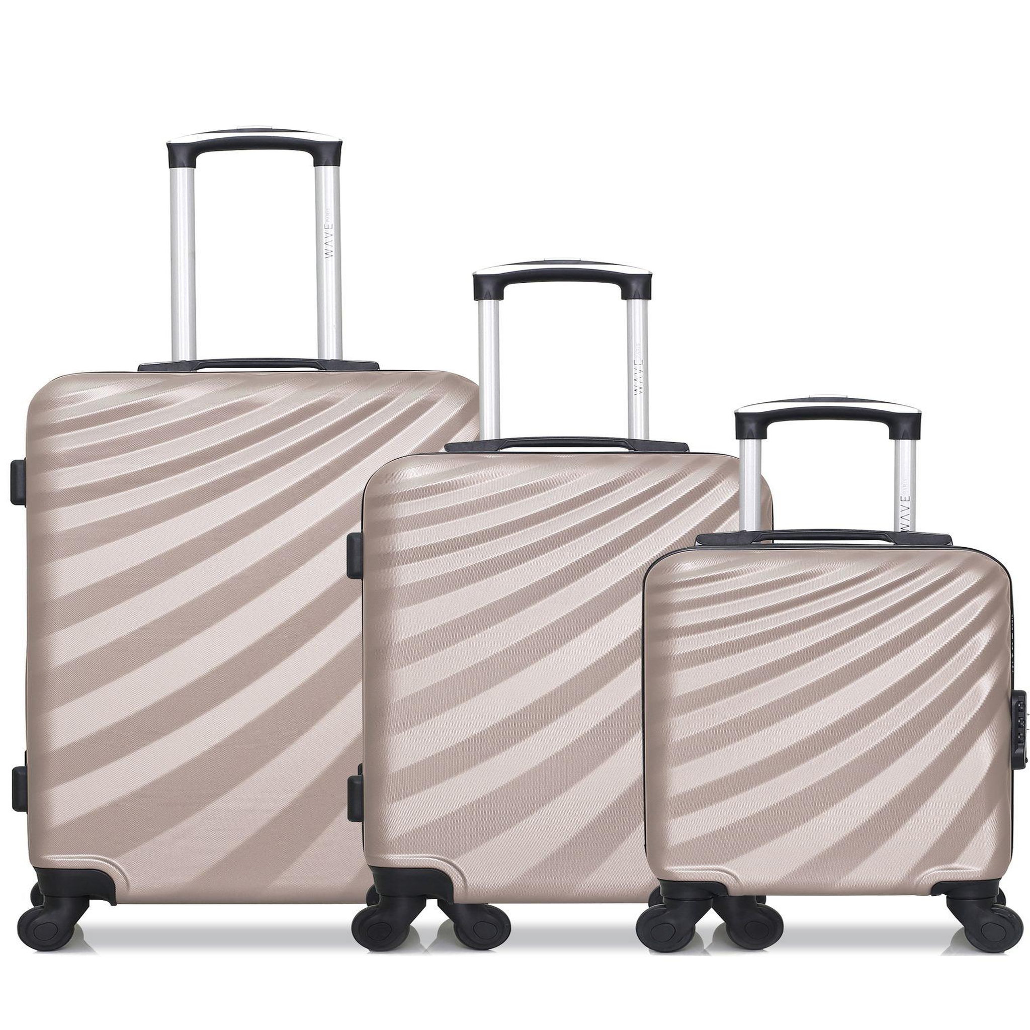 WAVE PARIS Wave paris - lot de 3 - valise weekend, valise cabine et valise cabine xxs danube
