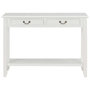 Voir la diapositive 3 : VIDAXL Table console Blanc 110x35x80 cm Bois