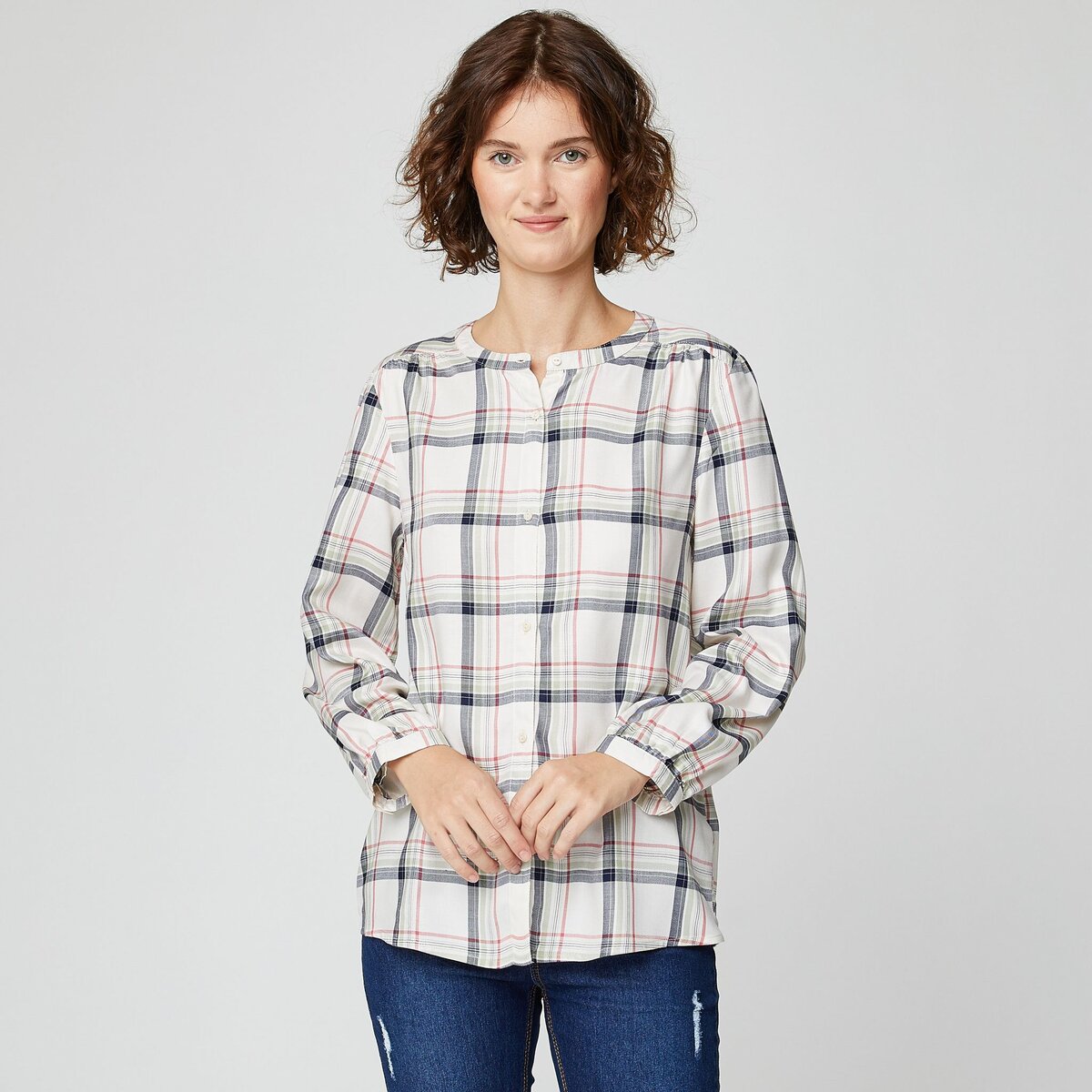 Chemise à carreaux femme best sale pas cher