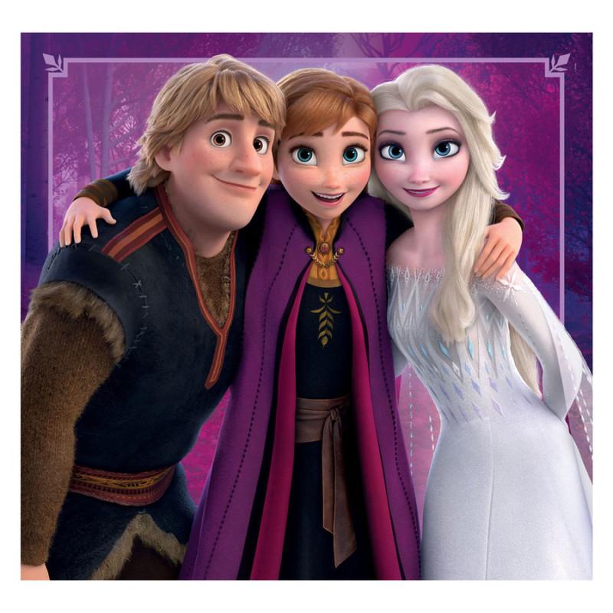 Voir la diapositive 2 : CLEMENTONI Clementoni Jigsaw Puzzle Super Color Square Disney Frozen, 3x4 25306