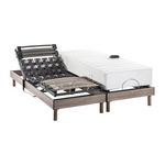 DEKO DREAM Ensemble relaxation électrique PHYSIOMAX - matelas + sommiers 2x90x200 cm - Ressorts ensachés - DEKO DREAM ERGO 6