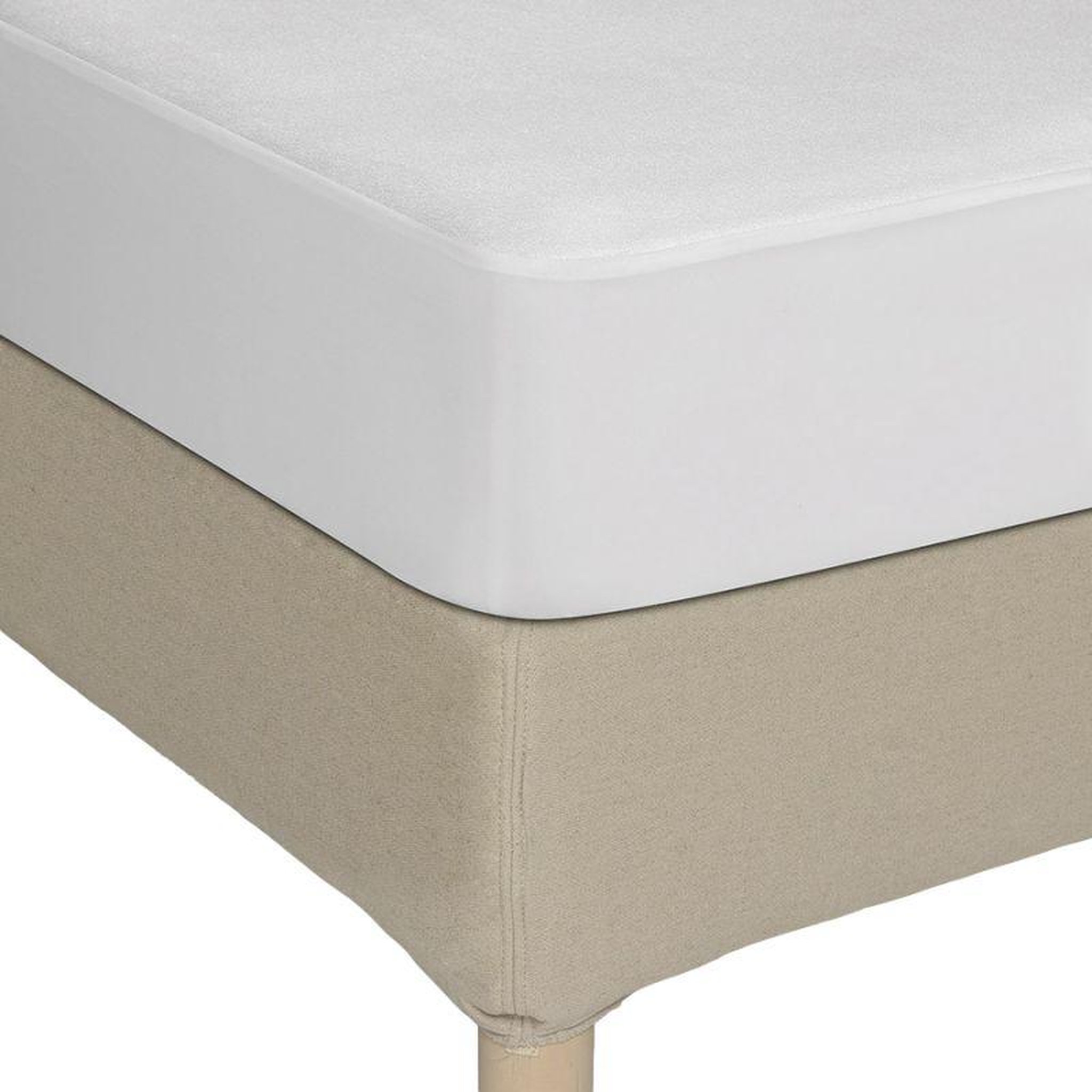 COTON PUR Protège matelas imperméable, absorbant et anti-acariens 160 x 200 cm