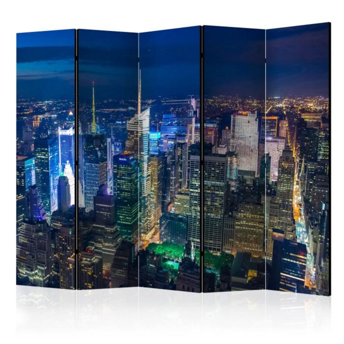 Paris Prix Paravent 5 Volets  Manhattan Night  172x225cm