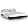 Voir la diapositive 2 : VIDAXL Cadre de lit sans matelas noir 200x200 cm bois d'ingenierie