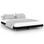 Voir la diapositive 2 : VIDAXL Cadre de lit sans matelas noir 200x200 cm bois d'ingenierie