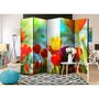 Voir la diapositive 2 : Paris Prix Paravent 5 Volets  Spring Tulips  172x225cm
