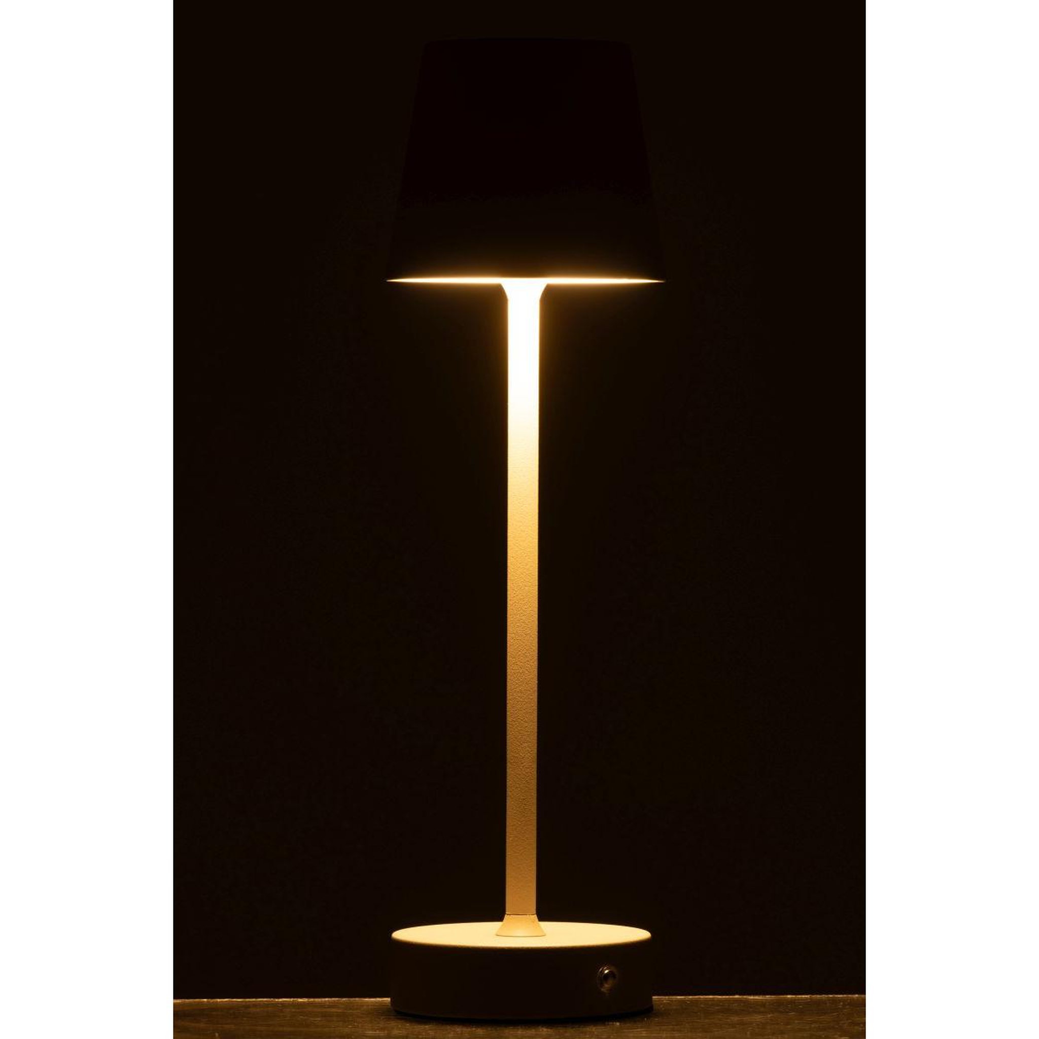 Voir la diapositive 6 : J-LINE Lampe à poser à led  goa  37cm taupe