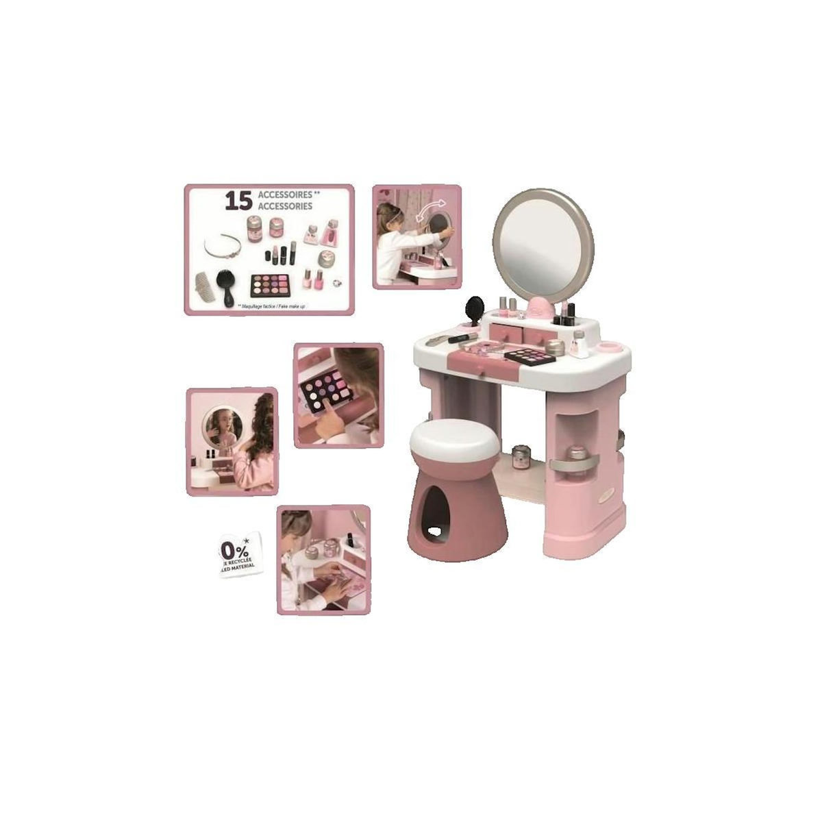 SMOBY Jouet Smoby Coiffeuse My Beauty rose