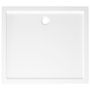 Voir la diapositive 5 : VIDAXL Receveur de douche rectangulaire ABS Blanc 80x90 cm