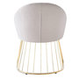 Voir la diapositive 4 : Paris Prix Chaise Design en Tissu  Mayra  84cm Beige