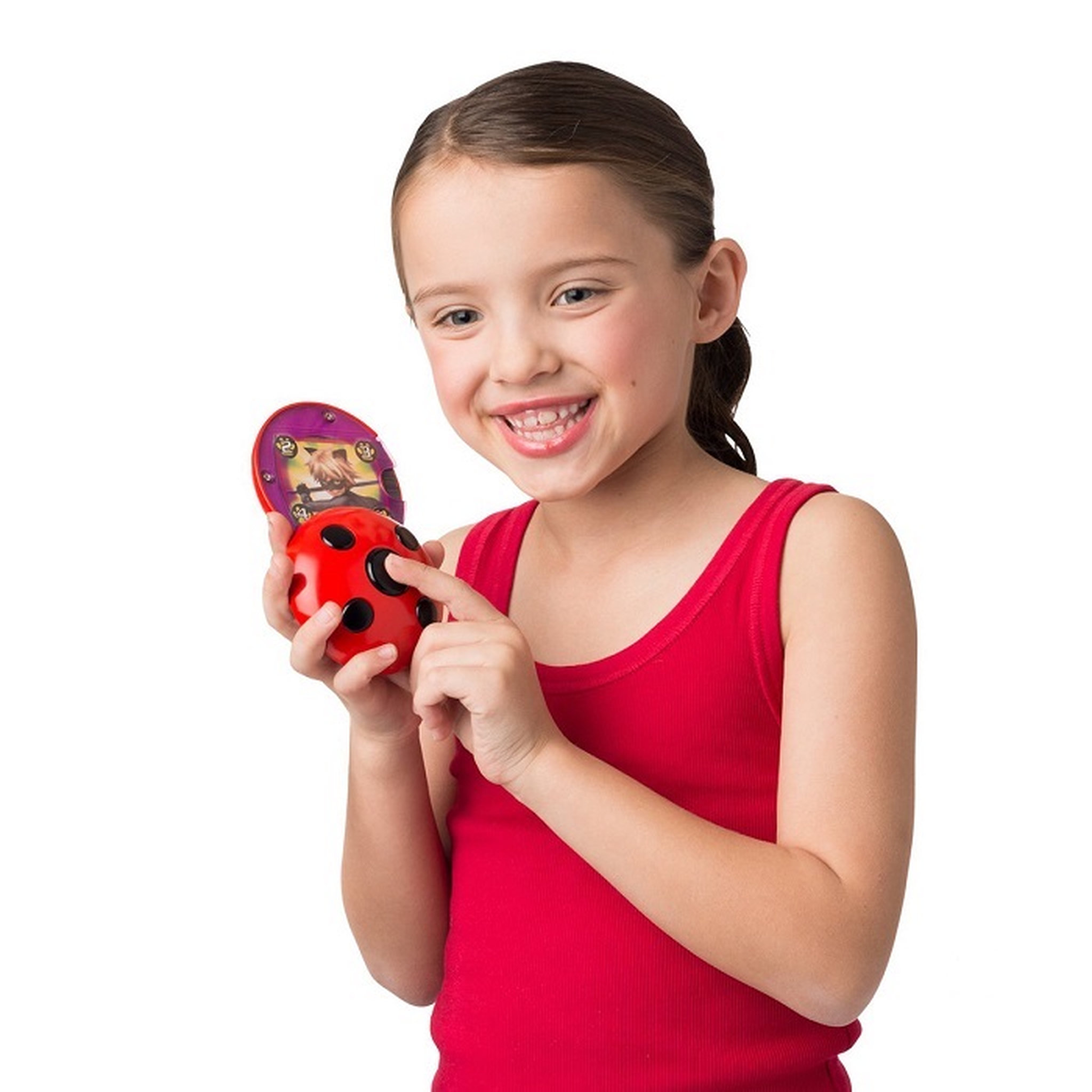 Achat Bandai - Miraculous Ladybug - Téléphone magique de Ladybug - accessoire pour se déguiser en Ladybug / Accessoire de role play - jouet sonore et lumineux - Parle Allemand - Réf : P506293 en gros