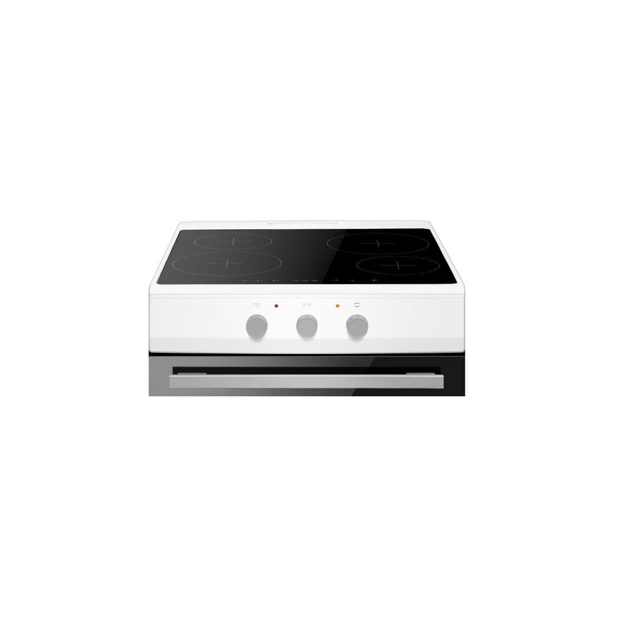 Voir la diapositive 5 : Fagor Cuisinière vitrocéramique 65l 4 feux blanc - faci2003b